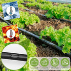 1000 ft 5/8 Inch Drip Tape Irrigation Kit Drip Tape 8 Mil 8" Spacing Hose Garden Watering Tubing System Automatic Irrigation Equipment for Plant, Landscape, Yard, Lawn and Farm