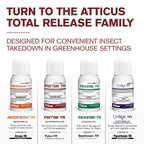 Atticus Piston TR Greenhouse Fogger (12 Pack) - Total Release Chlorfenapyr Insecticide/Miticide - Controls Mites, Thrips, Caterpillars, and Adult Fungus Gnats