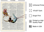 Poster Master Dictionary Art Poster - Acrobat Print - Circus Art - Entertainment Art - Gift for Men, Women & Performer - Chic Decor for Living Room, Bedroom, Dorm or Office - 16x20 UNFRAMED Wall Art
