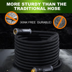 Relxitl Garden Hose, Ultra Lightweight Water Hose 50FT