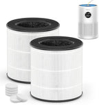 Tailulu 2 Pack D10 Replacement Filter, Air Purifier Filter for Tailulu D10 Air Purifier, 3-in-1 H13 Grade True Replacement Filte with Extra 6 Pieces Aroma Pads