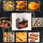 APLUSWER 20pcs Pumpkin Shaped Boxes with Simulated Stems, Large Halloween Treat Boxes Bakery Boxes Candy Boxes for Party Favors, Halloween Decor Boxes Centerpieces for Holiday Birthday Gifts