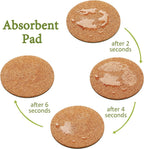 Augshy 8Pcs 6 Inch Cork Plant Saucers Plant Mats Round Coasters Pad for Plants House Garden Indoors Pots DIY Craft Project