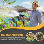 Lefree Garden Hose 75ft, Metal Garden Hose, Stainless Steel Hose with 10-Function Nozzle, Flexible Water Hose, Heavy Duty, Crush Resistant, Leak Proof, No Kinks Garden Hoses for Yard, Outdoors, Rv