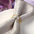 Gold Napkin Rings-24 PCS Metal Spiral Napkin Rings(Spiral) Napkin Holders Buckles for Family Dinner, Wedding, Party,Table Decorations