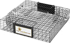 Rugged Ranch 4‑Pack Chipmunkinator Multi‑Catch Chipmunk Trap, Wire Cage, 14.5"x4"x14.5" Each - Live Catch‑and‑Release, 2‑Door Humane Rodent Control, No‑Poison Outdoor Use