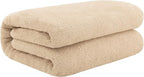 Cotton Paradise 100% Cotton 40x80 Oversized Bath Sheet, Extra Large Turkish Bath Towels for Bathroom, Beige Bathsheet