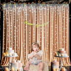 10 x 7 Feet Khaki Backdrop Curtain for Partie, Background Curtains for Photoshoot, Birthday, Wedding, Halloween, Thanksgiving, Christmas Day, New Year Party Decorations 5Ft x 7Ft, 2 Panels