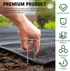 6 Inch Heavy Duty Galvanized Garden Staples, 11 Gauge Landscape Fabric Stakes with Adjustable Width for Weed Barrier, Sod, Fencing and Outdoor Decoration (25)