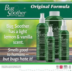 Bug Soother Spray Large Family Pack - Natural Insect, Gnat and Mosquito Repellent & Deterrent - Safe Bug Spray for Adults, Kids, Pets, & Environment - Made in USA