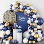 Balloon Arch Kit, Adjustable Balloon Arch Stand: Balloon Arch Frame Garden Arbors with Base - for Wedding Baby Shower Birthday Party Supplies Decorations (Gold)