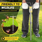 Gopher & Mole Bait Applicator, Stainless Steel Gopher/Mole/Vole Killer, Durable and Removable Gardening Pest Control Tool for Yard, Upgraded Non-Clogging Bait Outlet(Not Include Bait)