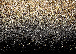 WOLADA Black and Gold Backdrop Golden Glitter Backdrop for Photography Wedding Birthday Baby Shower Party Photo Studio 15x10FT 11176