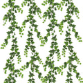 RECUTMS 4Pcs Artificial Ivy Garland Hanging Vine Leaves Fake Silk Greenery Plants for Boho Decor Home Wall Party Wedding Bedroom Decoration UV Resistant 74.8in