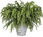 Artgar 50 Pcs Pine Branches - 18 Inch Artificial Green Pine Stem - Real Touch Pines Branches - Christmas Greenery Pines Branches for DIY Flower Arrangement Home Indoor Christmas Decor
