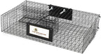 Rugged Ranch Ratinator Live Rat and Mouse Trap Cage, Humane Multi Catch Rodent Control - Indoor or Outdoor Large Metal Wire Catcher with Dual Door for Rats and Mice