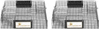 Rugged Ranch 2-Pack Chipmunkinator Multi-Catch Chipmunk Trap, Wire Cage, 14.5"x4"x14.5" Each - Live Catch-and-Release, 2-Door Humane Rodent Control, No-Poison Outdoor Use