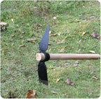 Garden Hoe Pick, 15.7 Inch Weeding Mattock Hoe Garden Pick Axe Multipurpose Gardening Hand Tool for Gardening Cultivator Weeding Seeding Turning Soil ﻿