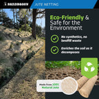 Sandbaggy Jute Netting Roll, 4 ft x 225ft - Biodegradable Erosion Control Blanket for Slopes, Hills & Drainage, Eco-Friendly, Durable Soil Stabilizer, Contractor-Approved for Landscaping (3 Rolls)