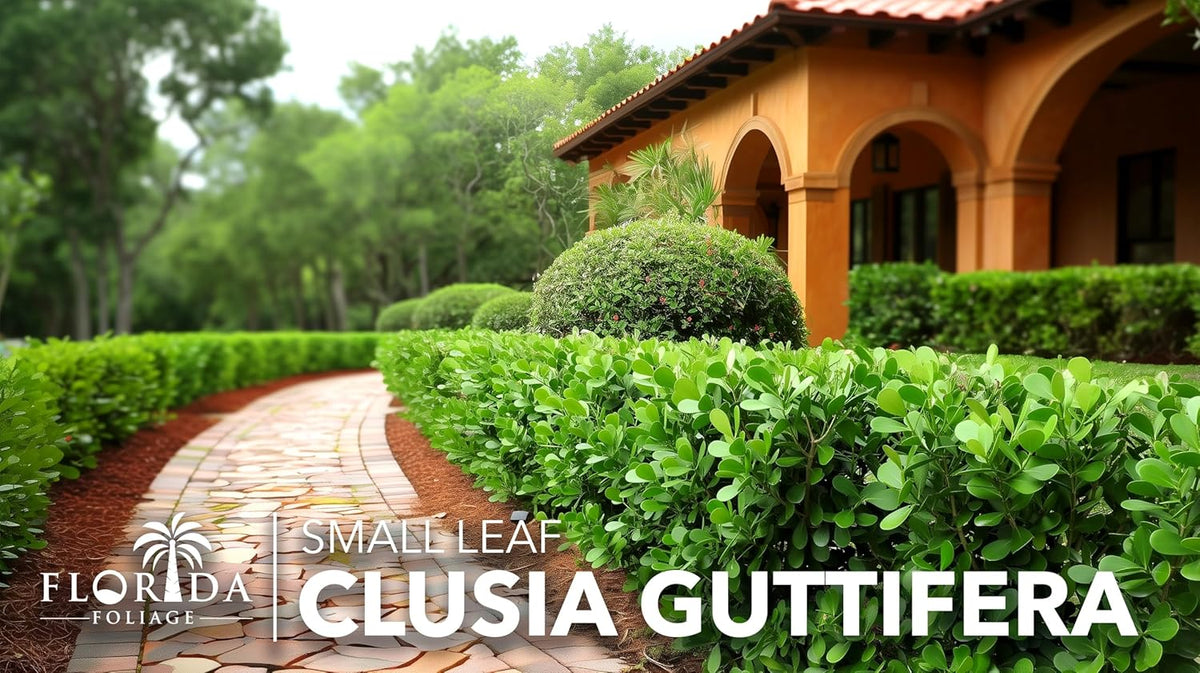 Clusia Guttifera Small Leaf | 30 Live Plants | Clusia guttifera | Privacy Hedge Plants | Evergreen Shrub for Tropical Landscaping