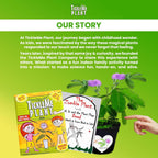 Zombie Plant Party Favors (2) Plays Dead When Touched! Includes Soil, Seeds & Mini Flower Pot. Supplies for Zombie Themed Birthday. Plant it as a Fun Indoor Science Activity