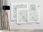 Wexford Home Filigree Floral II Gallery Wrapped Canvas Wall Art, 16x16,