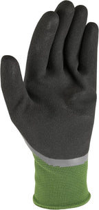Wells Lamont Men's Waterproof Work Gloves with Latex Double Coating, Green/Black, X-Large (609XL-300)