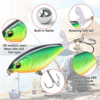 6PCS Swimbait Kit ，Realistic Bait and Surface Bait with Realistic 3D fisheye and Multi Joint Swimming Movements, Perfect for Saltwater and Freshwater Fishing Kits