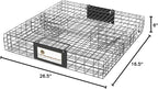 Rugged Ranch 2‑Pack Squirrelinator Multi‑Catch Squirrel Trap with Basin, Wire Cage, 25"x15"x6.5" Each - Live Catch‑and‑Release, 2‑Door Humane Rodent Control, No‑Poison Outdoor Use