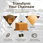 Log Wizard Chainsaw Debarker Tree Bark RemovaL Tool | Universal Debarking Tool for Logs with Case