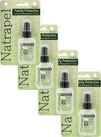 Natrapel Tick & Insect Repellent - Bug Spray with 20% Picaridin - Family Protection Against Mosquitoes, Ticks & More - Up to 12 Hours of Protection - 1 oz (4 Pack)