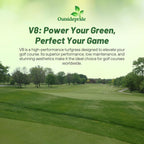 Outsidepride V8 Creeping Bentgrass Seed - 25 lbs. Fine-Bladed, Premium Quality Turf, Grass Seeds for Smooth Surface, & High-Traffic Areas, Ideal Grass for Golf Courses Putting Greens, & Fairways