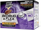 Hot Shot BedBug And Flea Fogger 3 Count-2 Ounce Cans, With Nylar, Inhibits Flea Reinfestation