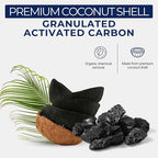IPW Industries, Inc. - Bulk Activated Carbon - Coconut Shell Granular Activated Charcoal (GAC) for Water Filtration and Replacement Media (20lbs.)