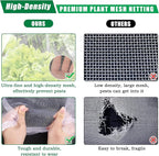 10 X 33 FT Garden Mesh Netting Pest Barrier for Raised Beds, Fruit Tree Netting for Cicadas, Bird Insect Nettings for Gardening, Blueberry Bush Strawberry Nettings Cover for Garden Protection