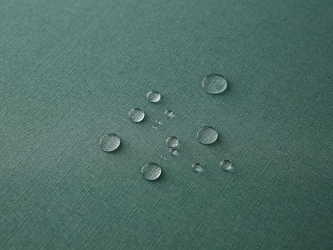 Outdoor Tablecloth Wrinkle-Free Stain Resistant Waterproof Polyester Fabric Table Cover with Zipper Umbrella Hole for Picnic/Party/Dinner/Patio Garden(60×84inch,Zippered,Green)
