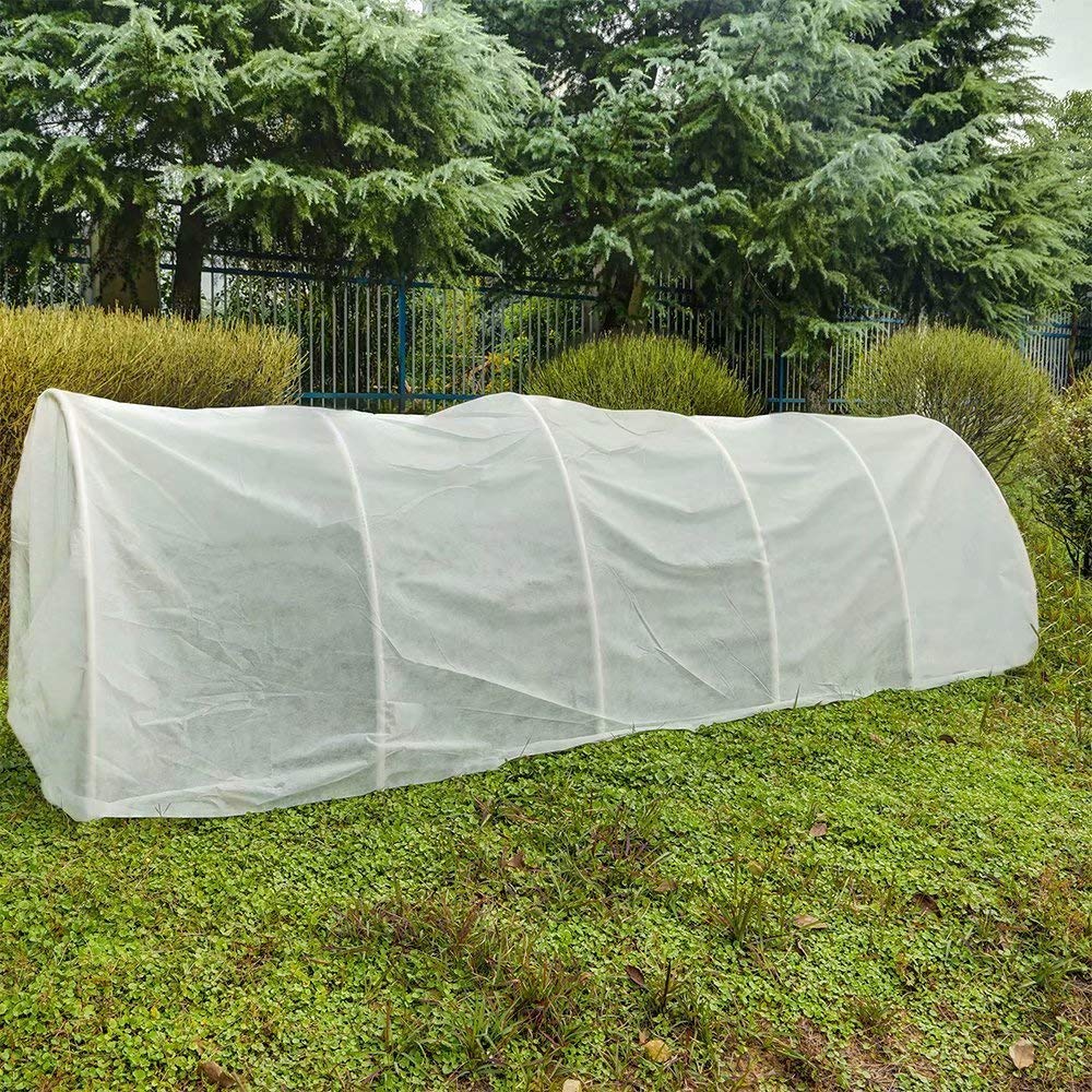 Agfabric Plant Covers Freeze Protection Floating Row Covers 10'x25' 0.55oz Plant Covers Freeze Protection,Row Covers for Vegetables,White