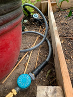YOTOO Heavy Duty Hybrid Garden Lead in Water Hose 5/8-Inch by 5-Feet 150 PSI, Kink Resistant, All-Weather Flexible with Swivel Grip Handle and 3/4" GHT Solid Brass Fittings, Gray