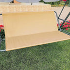 Swing Seat Cover - 600D Thickened Oxford Waterproof Chair Bench Replacement Cover for 2/3 Seat Patio Garden Swing Chair (Beige, L - 54.3x19.7x19.7in)