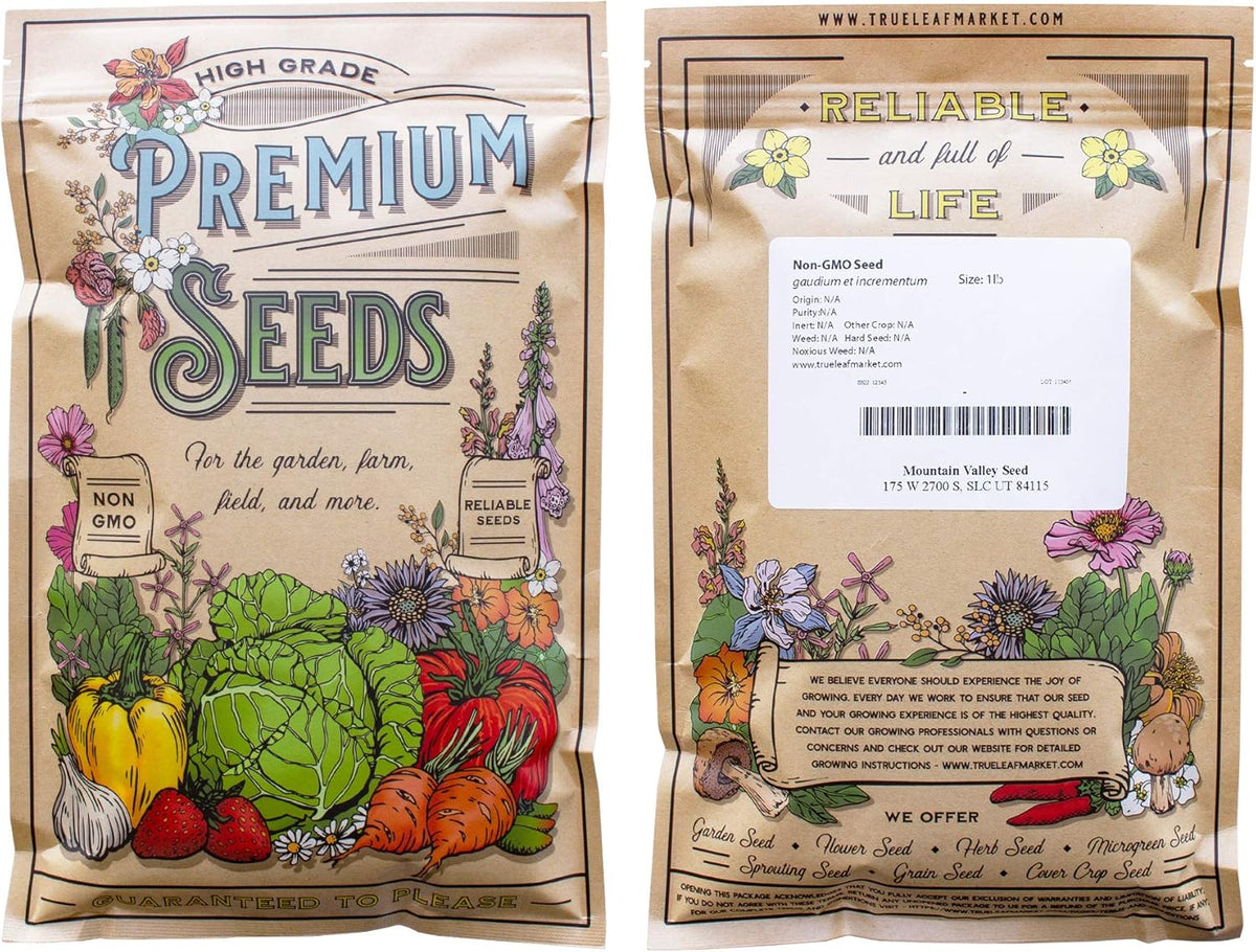 Watermelon Seeds - All Sweet - 1 Lb ~6,400 Seeds - Citrullus lanatus - Farm & Garden Vegetable/Fruit Seed - Non-GMO, Heirloom, Open Pollinated, Annual