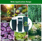 June Fox Plastic Seedling Pots, 60 Pack Square Nursery Pots 4 Inch, Small Plant Pots with Drainage Holes for Seedlings, Succulents, Cuttings (Green)