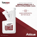 Atticus Turonyx Ultra FX Insecticide – Compare to Leading Brand – Pest Control for Indoor and Outdoor Use – Ants, Beetles, Roaches, Spiders, Fleas, Flies, Ticks (240 mL)