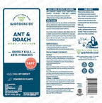 Wondercide - Ant & Roach Aerosol Spray for Kitchen, Home, and Indoor Areas - Ant, Roach, Spider, Flea, Stink Bug Killer with Natural Essential Oils - Pet Safe - 10 oz 2-Pack