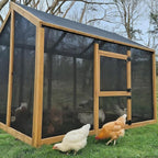 ColourTree 70% Black Shade Cloth Custom Size 7FT x 73FT Mesh Tarp, UV Resistant Netting with Upgrade Grommets for Plant Cover, Greenhouse, Chicken Coop, Barn, Kennel, Garden. (We Make Custom Size)