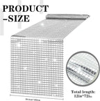 12 x 72 Inches Glitter Disco Table Runner - Retro 70s 80s Theme Decor - Silver Sequin - Bachelorette & Wedding Party Supplies
