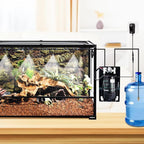REPTI ZOO Misting System with Timer, Reptile humidifier with 4 Spray Nozzles & 2 Drip Nozzles, Low Noise Self-Priming Pump, Mister System for Reptile Amphibians Habitat, Botanical Gardens