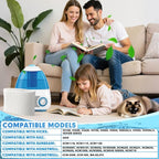 4 Pack WF2 Humidifier Filter Replacement for Vicks Kaz Humidifier Starry Night Cool Mist V3500N V3700 V3100 V3900 Sunbeam 1118 1119 Honeywell HCM-300T HCM-350 WA-8D Enviracaire ECM-500