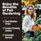 HOME GROWN 12 Fall Vegetable Seeds 6,000+ 𝗨𝗦𝗔 Heirloom 𝗡𝗢𝗡-𝗚𝗠𝗢 Seeds for Fall & Winter Planting – Beets, Broccoli, Cabbage, Kale, Onion, Pumpkin, Turnip, Lettuce, Peas & More for Home Garden