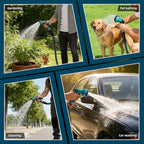 Short Garden Hose 10FT: Water Hose Flexible Leakproof Male to Female Fittings - Lightweight Durable All-Weather Hose 5/8" - High Pressure Hose for Yard, Lawn, Car Wash, Outdoor, Watering