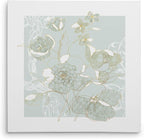 Wexford Home Filigree Floral II Gallery Wrapped Canvas Wall Art, 16x16,